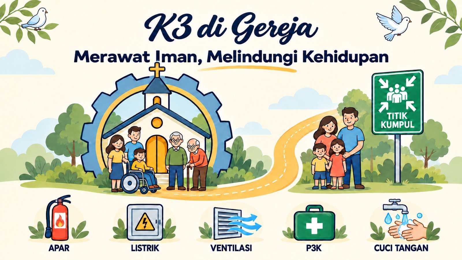 K3 di Gereja: Merawat Iman, Melindungi Kehidupan